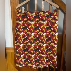 Monroe & Main Vibrant Floral Pattern Pencil Skirt, Women’s 10 Spring